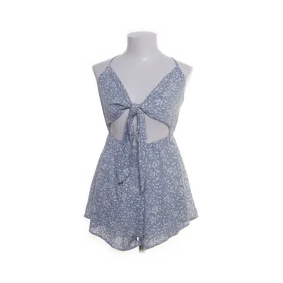 Jumpsuit (Wit, Blauw) van Zaful Polyester