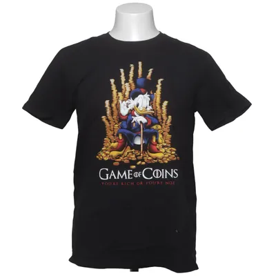 T-shirt (Svart, Flerfärgad) från Gildan Softstyle Bomull