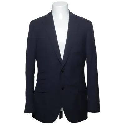 Blazer (Blauw) van Suitsupply Cupro, Polyester, Viscose, Wol
