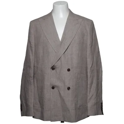 Blazer (Beige) fra These Glory Days Linned, Polyester, Viscose