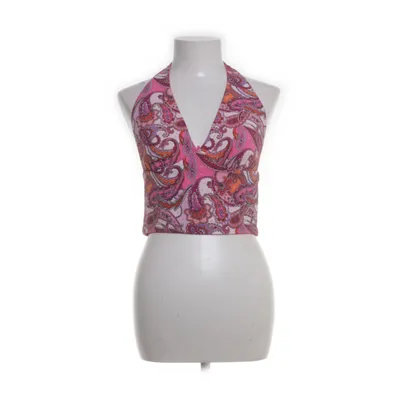 Halternecktopp (Rosa, Flerfärgad)