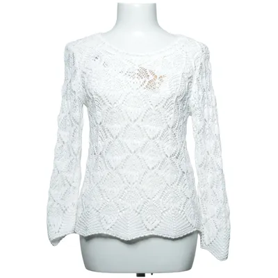 Trui (Wit) van Hallhuber Donna Katoen, Polyamide