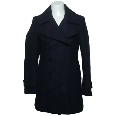 Caban (Bleu) de Zara Man Polyamide, Polyester, Laine