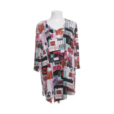 Lange mouwen shirt (Wit, Meerkleurig) van Sempre Piu by Chalou Elastaan, Viscose