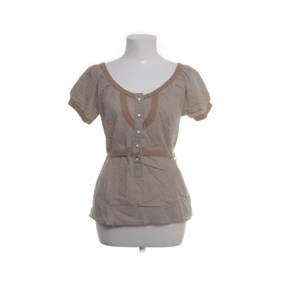 Topp (Beige, Vit) från Kaffe Bomull