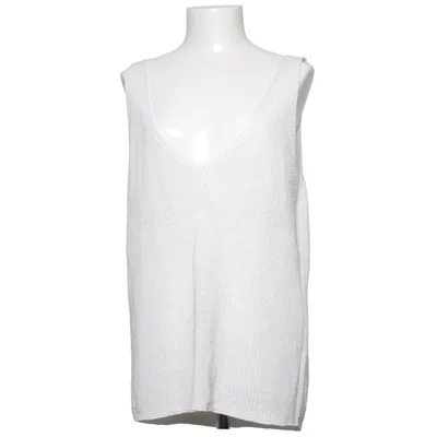 Tank Top (White) from Joelle Linen, Polyester, Viscose