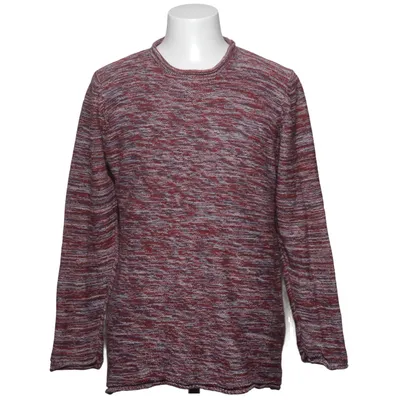 Sweater (Red, Multicolored) from Indicode Cotton