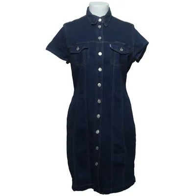Denim dress (Blue) from Calamity Jane's Cotton, Elastane