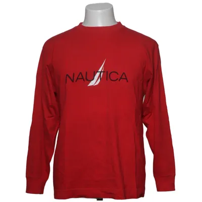Lange mouwen shirt (Rood) van Nautica Katoen