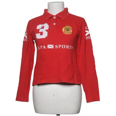 Rugbytröja (Röd) från Scapa Sports Elastan, Viskos