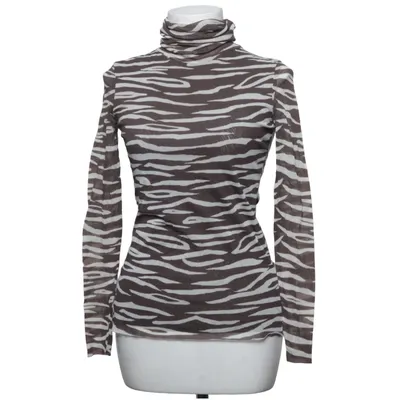 Polotröja (Brun, Vit) från Ganni Polyamid