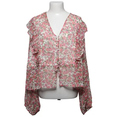Bluse (Weiß, Pink, Grün) von Neon Rose Polyester