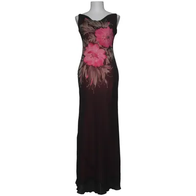 Aftenkjole (Sort, Pink, Flerfarvet) fra Zero Polyester