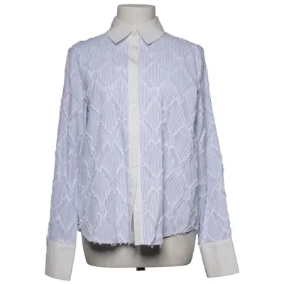 Shirt (Blue, White) from Maraislise Cotton, Polyester