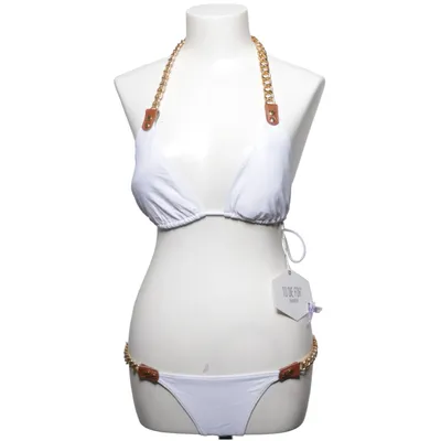 Bikini (Vit, Guldfärgad) från To Die For Elastan, Polyamid