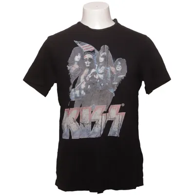T-shirt (Schwarz) von Kiss Baumwolle