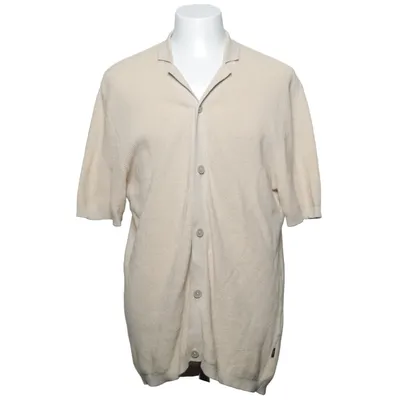 Kortärmad skjorta (Beige) från Premium by Jack & Jones Bomull