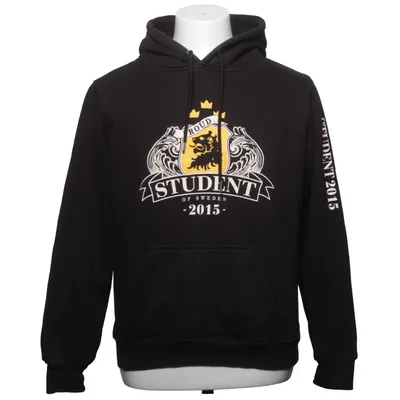 Huvtröja (Svart) från ABC Gruppen Bomull, Polyester
