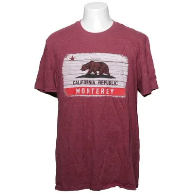 T-shirt (Rouge) de District Coton, Polyester