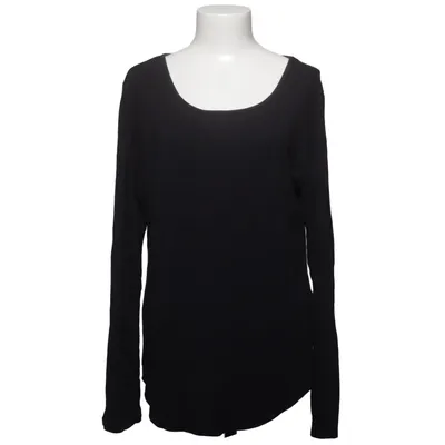 Lange mouwen shirt (Zwart) van Blacc Yoga Katoen, Elastaan, Modal