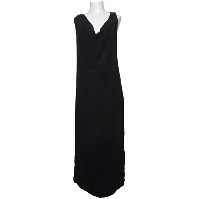 Maxikjole (Sort) fra Karen by Simonsen Polyester, Silke