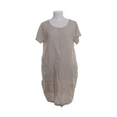 Jurk (Beige) van New Collection Katoen, Linnen