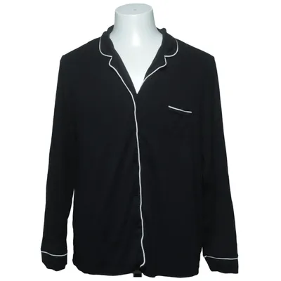 Chemise de pyjama (Noir) de Schiesser Coton, Modal