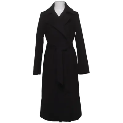 Coat (Black) from H&M Elastane, Polyester, Viscose
