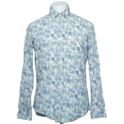 Shirt (Blauw, Wit) van Grand Frank Katoen