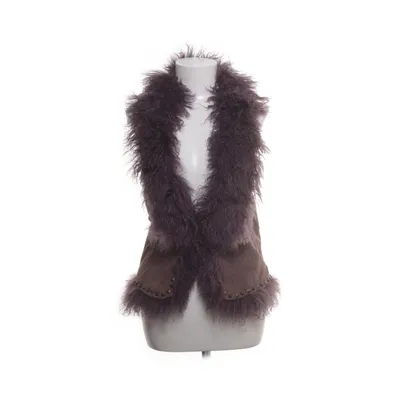 Lædervest (Lilla) fra Pepe Jeans London Polyester, Pels, Læder