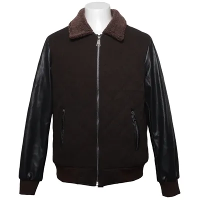 Manteau d'hiver (Marron, Noir) de AC Polyester, Polyuréthane