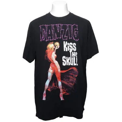 T-shirt (Vintage 2002 Glenn Danzig “Kiss The Skull”  I Luciferi Tour T-shirt) från Fruit of the Loom Bomull