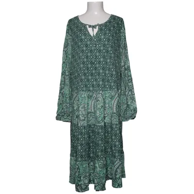 Kjole (Grøn, Hvid) fra BPC Bonprix Collection Bomuld, Viscose