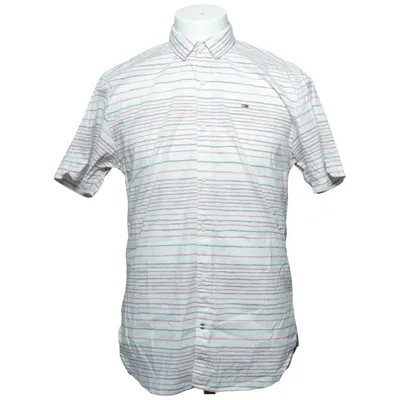 Korte mouwen shirt (Wit, Blauw, Rood) van Tommy Hilfiger Denim Katoen, Elastaan
