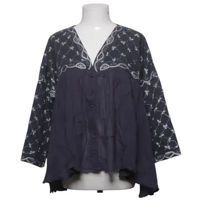 Blouse (Blue, White) from Suzanne Nilsson Cotton