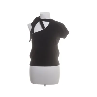 Crop top (Black) from Fanfan Acrylic, Nylon, Polyester, Wool