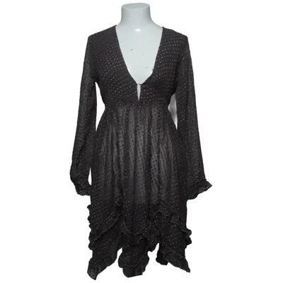 Dress (Gray, Brown) from Ester Elenora Silk