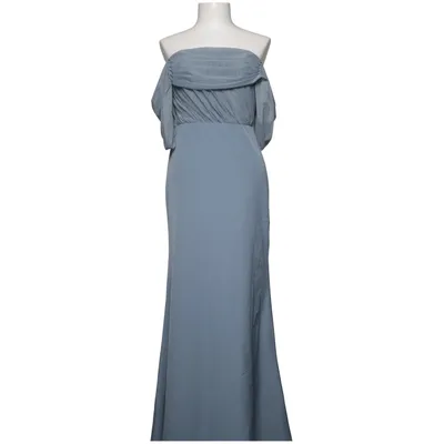 Aftenkjole (Blå) fra Missguided Elastan, Polyester