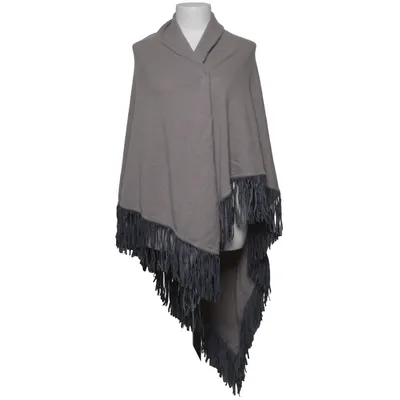 Poncho (Grå) från Bloom Kashmir, Merinoull