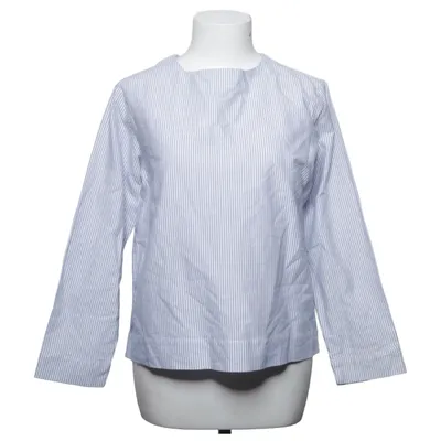 Blus (Blå, Vit) från Klitmøller Ekologisk bomull