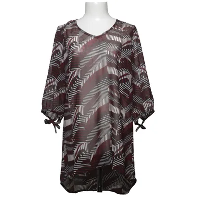 Robe (Rouge, Blanc, Noir) de Geena Polyester