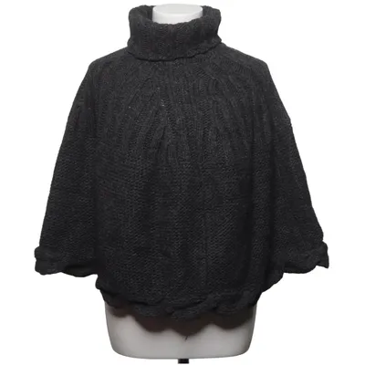 Poncho (Grå) från By Nord Akryl, Alpackaull