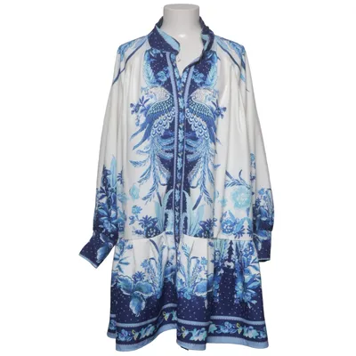 Klänning (Blå, Vit) från Jennyfer Garment Elastan, Polyester