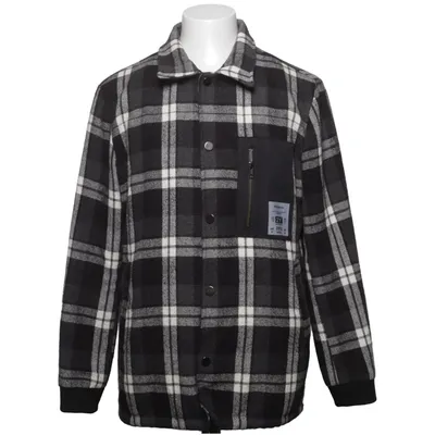 Overshirt (Grijs, Wit) van 2Y Premium Katoen, Elastaan, Polyester