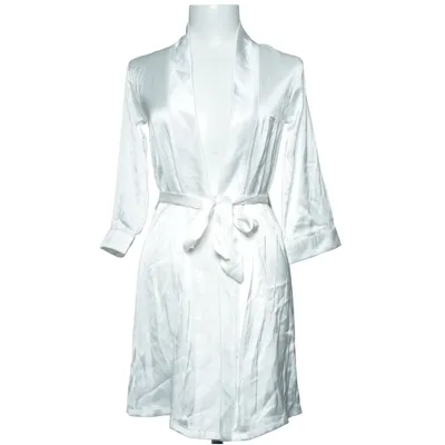 Dressing gown (White) from Boohoo Polyester