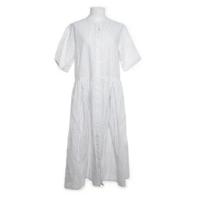 Klänning (Vit, Blå) från Muji Bomull, Hampa