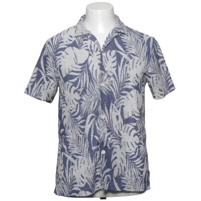 Kortärmad skjorta (Blå, Vit) från East West Bomull, Polyester