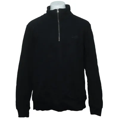 Sweatshirt (Black) from Superdry Cotton, Recycled polyester