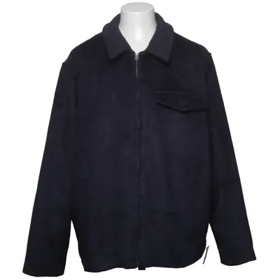 Jacket (Gray, Blue) from Topman Acrylic, Elastane, Polyester, Viscose, Wool