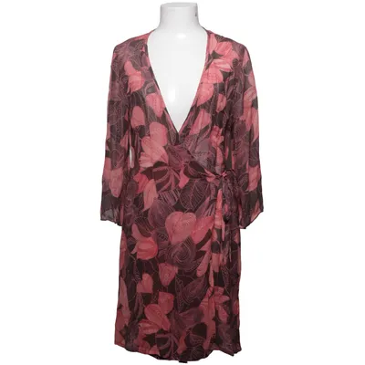 Wrap dress (Pink, Black) from Flash Basic Viscose